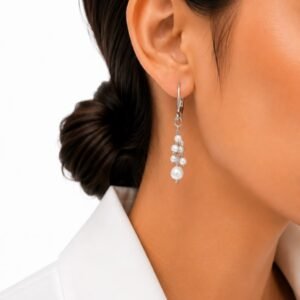 Racimo de perlas blancas